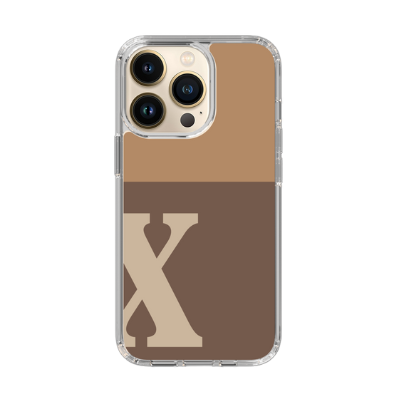 Slim Protection Case［ Original - initial two tone - X brown ］