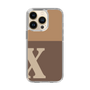 Slim Protection Case［ Original - initial two tone - X brown ］