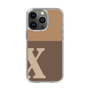 Slim Protection Case［ Original - initial two tone - X brown ］