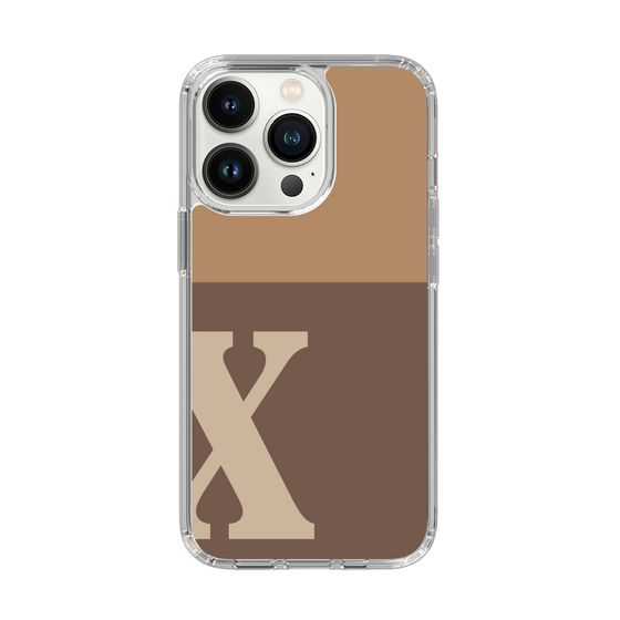 Slim Protection Case［ Original - initial two tone - X brown ］