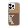 Slim Protection Case［ Original - initial two tone - X brown ］