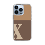 Slim Protection Case［ Original - initial two tone - X brown ］