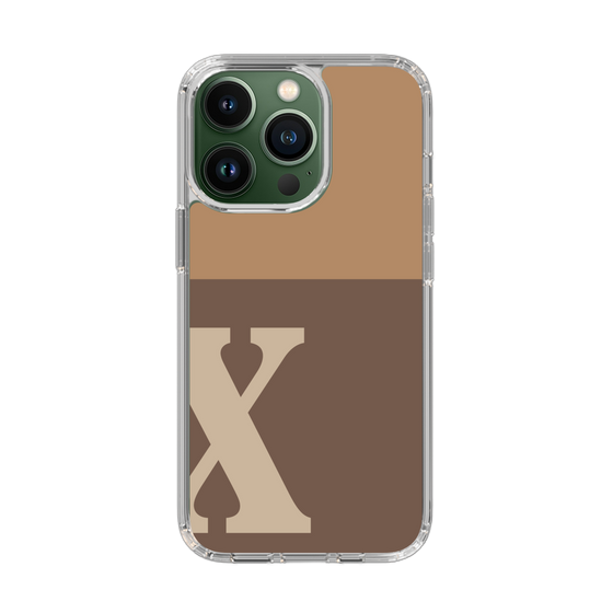 Slim Protection Case［ Original - initial two tone - X brown ］