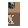 Slim Protection Case［ Original - initial two tone - X brown ］