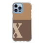 Slim Protection Case［ Original - initial two tone - X brown ］