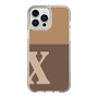 Slim Protection Case［ Original - initial two tone - X brown ］
