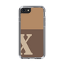 Slim Protection Case［ Original - initial two tone - X brown ］