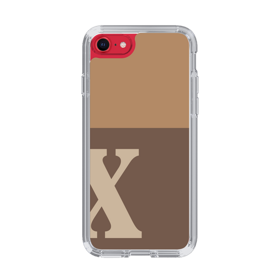 Slim Protection Case［ Original - initial two tone - X brown ］