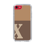 Slim Protection Case［ Original - initial two tone - X brown ］