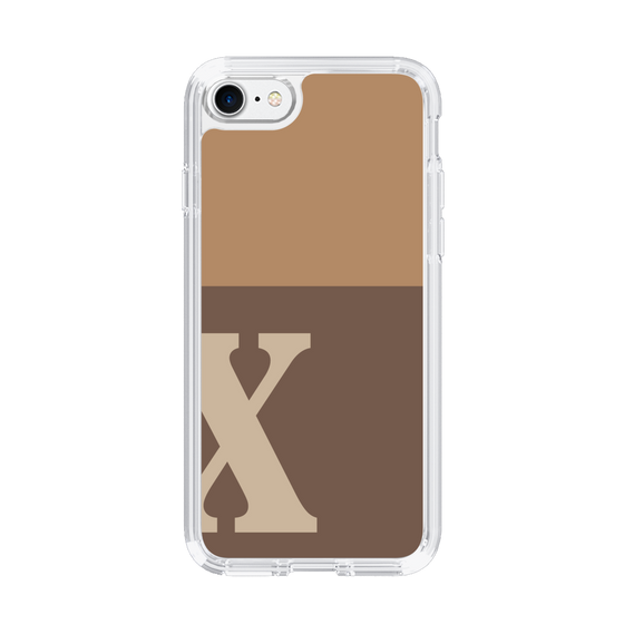 Slim Protection Case［ Original - initial two tone - X brown ］