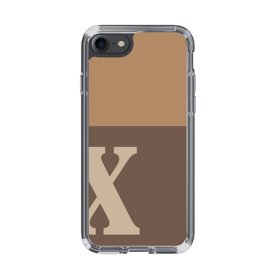 Slim Protection Case［ Original - initial two tone - X brown ］