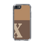 Slim Protection Case［ Original - initial two tone - X brown ］