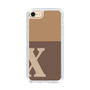 Slim Protection Case［ Original - initial two tone - X brown ］