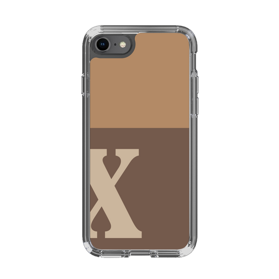 Slim Protection Case［ Original - initial two tone - X brown ］