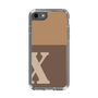 Slim Protection Case［ Original - initial two tone - X brown ］