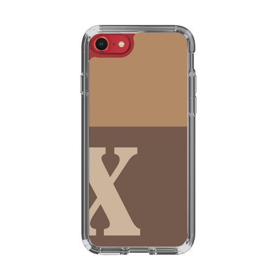 Slim Protection Case［ Original - initial two tone - X brown ］