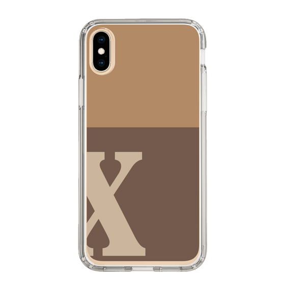 Slim Protection Case［ Original - initial two tone - X brown ］