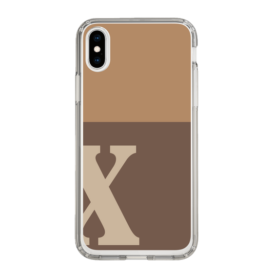 Slim Protection Case［ Original - initial two tone - X brown ］