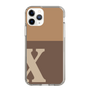 Slim Protection Case［ Original - initial two tone - X brown ］