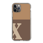 Slim Protection Case［ Original - initial two tone - X brown ］
