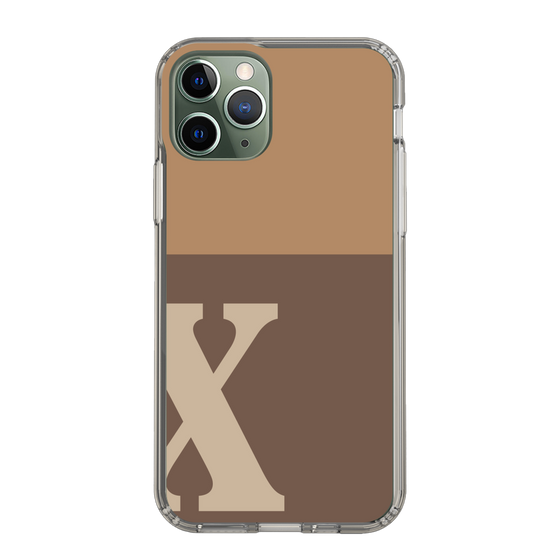 Slim Protection Case［ Original - initial two tone - X brown ］