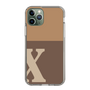 Slim Protection Case［ Original - initial two tone - X brown ］