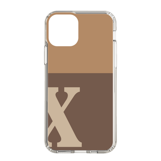 Slim Protection Case［ Original - initial two tone - X brown ］