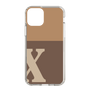 Slim Protection Case［ Original - initial two tone - X brown ］