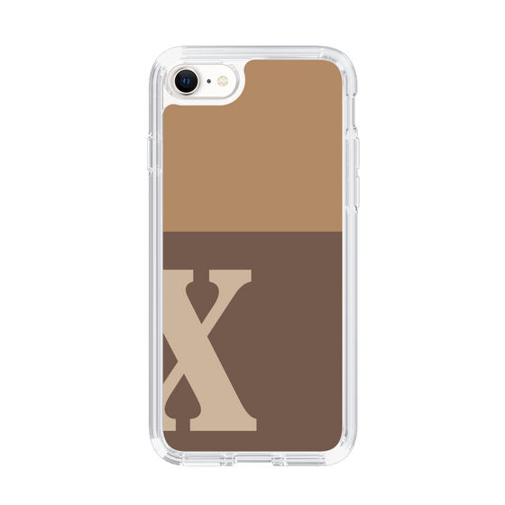 Slim Protection Case［ Original - initial two tone - X brown ］