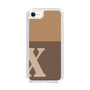 Slim Protection Case［ Original - initial two tone - X brown ］
