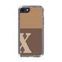 Slim Protection Case［ Original - initial two tone - X brown ］