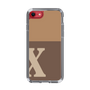 Slim Protection Case［ Original - initial two tone - X brown ］
