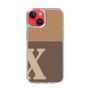 Slim Protection Case［ Original - initial two tone - X brown ］