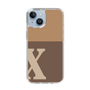 Slim Protection Case［ Original - initial two tone - X brown ］