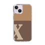 Slim Protection Case［ Original - initial two tone - X brown ］