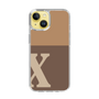 Slim Protection Case［ Original - initial two tone - X brown ］