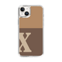 Slim Protection Case［ Original - initial two tone - X brown ］