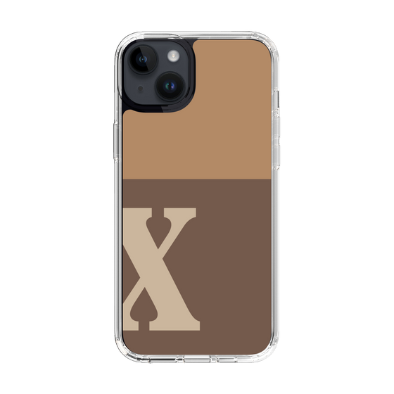 Slim Protection Case［ Original - initial two tone - X brown ］