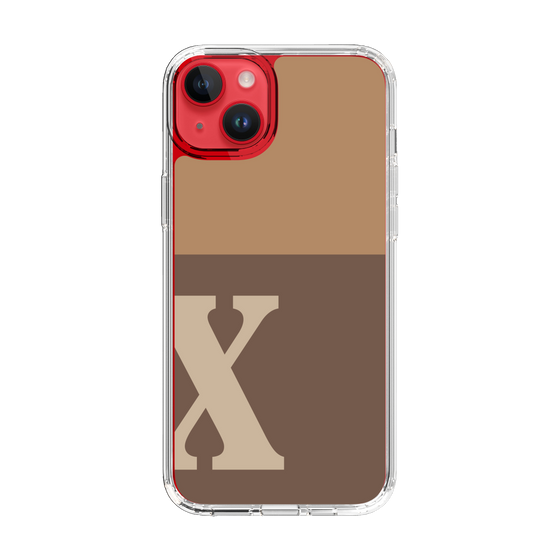 Slim Protection Case［ Original - initial two tone - X brown ］