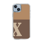 Slim Protection Case［ Original - initial two tone - X brown ］