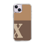 Slim Protection Case［ Original - initial two tone - X brown ］