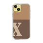 Slim Protection Case［ Original - initial two tone - X brown ］