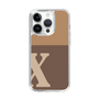 Slim Protection Case［ Original - initial two tone - X brown ］