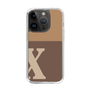 Slim Protection Case［ Original - initial two tone - X brown ］