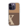 Slim Protection Case［ Original - initial two tone - X brown ］