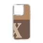 Slim Protection Case［ Original - initial two tone - X brown ］