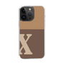 Slim Protection Case［ Original - initial two tone - X brown ］