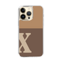 Slim Protection Case［ Original - initial two tone - X brown ］