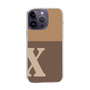 Slim Protection Case［ Original - initial two tone - X brown ］
