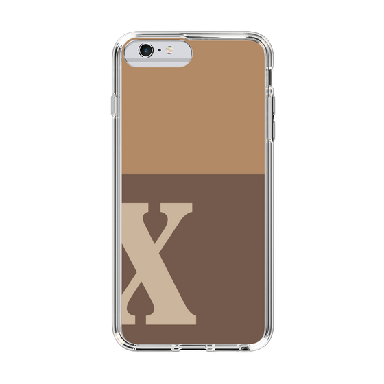 Slim Protection Case［ Original - initial two tone - X brown ］